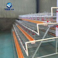 Cages à poulet de haute qualité, cage à poulet galvanisée de type A pour l'afrique du sud