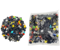 Clips de fixation pour panneau de porte de voiture, garniture intérieure, pare-chocs, attaches, boucles, coussinets en plastique/nylon, kit de rénovation/mise à niveau, nouvelle couleur