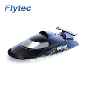Flytec Flash V009 2.4G Mini Jet Boat 150M barca ad alta velocità a lunga distanza impermeabile RC Racing Boats avvertimento batteria bassa