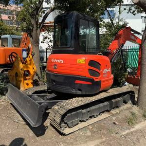Excavadora U55 2023 con pocas horas de uso, 5.5 toneladas, capacidad de cazo de 0m, componentes KYB, para construcción y excavación de tierra - Product Image 1