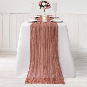 <strong>Black</strong> <strong>Table</strong> <strong>Runner</strong> Sheer Wedding Bridal Chiffon Custom Size <strong>Table</strong> <strong>Runners</strong> for Wedding Banquet Decoration - Product Image 5