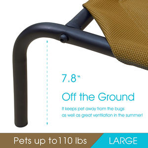 Camas elevadas de refrigeración portátil para perros y gatos Tamaños pequeños a grandes con patrón impreso de elevación alta del suelo - Product Image 2