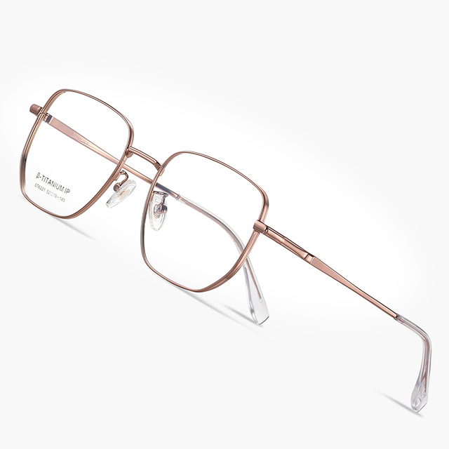 Stylish New Design Electroplate Titanium IP Classic Optical Glasses Frames for Men and Women Computer Use