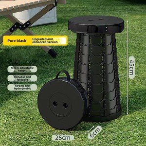Taburete Telescópico Plegable al por Mayor para Exteriores, Portátil y Ligero para Viajes y Pesca - Product Image 5