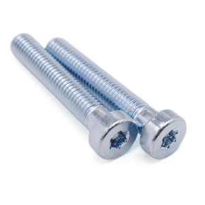Tornillo Torx de Cabeza Plana Delgada Personalizado OEM de Fábrica China con Hombro, Fijaciones de Acero al Carbono Galvanizado en Zinc - Product Image 1