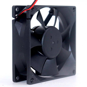DA08025B24UA 80x80x25 มม. 24V 0.40A 2.4W 42.5CFM พัดลมระบายความร้อนสำหรับคอมพิวเตอร์เดสก์ท็อปการไหลของอากาศสูงสองลูกปืน - Product Image 3