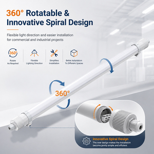 <span class=keywords><strong>Luminaire</strong></span> LED tubulaire cylindrique étanche CE RoHS pour entrepôt - Product Image 2