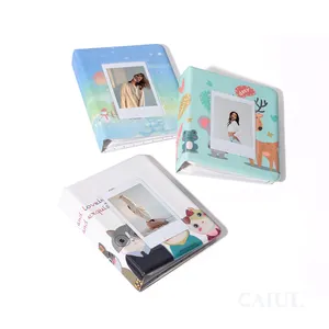 Álbum de fotos instax estilo fadas, 64 bolsos, mini álbum de fotos evo para 2x3 polegadas, álbum de fotos evo