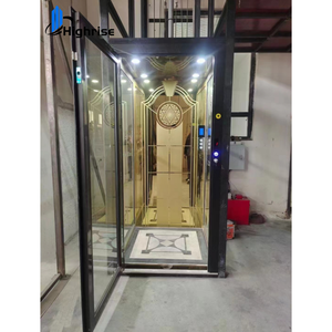 <span class=keywords><strong>Mini</strong></span> <span class=keywords><strong>Ascensor</strong></span> Residencial Interior para 2 Personas, <span class=keywords><strong>Ascensor</strong></span> Pequeño de Vidrio, Elevador Doméstico Personal de 3 Pisos para Casa - Product Image 6