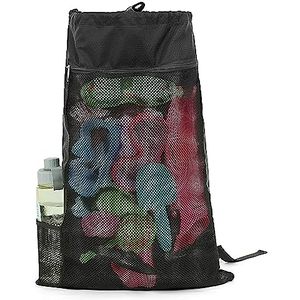 Muestra Gratis, Bolsa de Malla de Nailon Plegable Pequeña de Alta Calidad en Oferta para Balón, Baloncesto, Buceo, Natación, Playa - Product Image 3