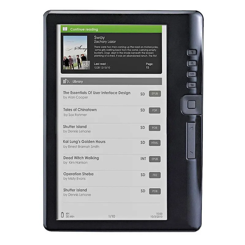 7 inç TFT renkli ekran e-kitap okuyucu ses video MP5 özel e-kitap XPOD özel e-kitap okuyucu