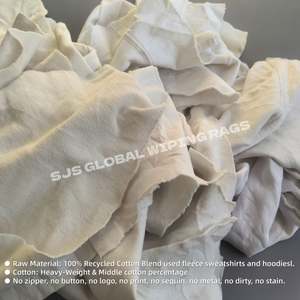 Trapos de Limpieza Industriales Resistentes, 100% Algodón, Trapos de Felpa Blancos para Limpieza - Product Image 4