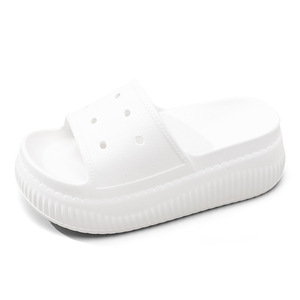 Sandalias de Plataforma con Boca de Pescado para Mujer, Suela Gruesa de EVA, Antideslizantes, Transpirables, Blancas, Rosas, Negras, Caqui - Product Image 5