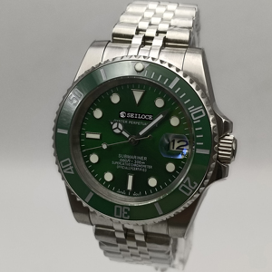 <b>Watch</b> for Men Nh35 Movement 40mm <b>Case</b> Sapphire Glass GMT Bezel Stainless Steel Luminous Automatic Mechanical Wristwatches - Product Image 6