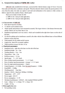 Trung Quốc bayu 24.15Ghz DC12V RS485 giao diện xe tốc độ mét <span class=keywords><strong>Radar</strong></span> cho các biện pháp xe tốc độ và vị trí - Product Image 5