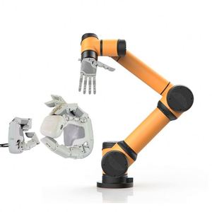 Bras de robot collaboratif ONA AUBO I5 pour l'automatisation en laboratoire - Pince humanoïde de qualité industrielle avec préhension flexible - Product Image 1