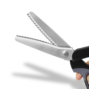 Chất lượng cao thép không gỉ zigzag thợ may kéo <span class=keywords><strong>pinking</strong></span> <span class=keywords><strong>Shears</strong></span> dressmaker's <span class=keywords><strong>Shears</strong></span> - Product Image 3