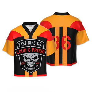 Uniforme de fútbol Boxy Fit de alta calidad, diseño de malla de sublimación, diseño liso en blanco, equipo universitario, camiseta de fútbol americano - Product Image 5