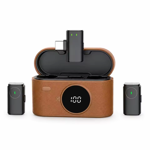 Microphone Lavalier Sans Fil SX101 en Gros avec Réduction de Bruit IA et Étui de Recharge pour Diffusion en Direct, Interviews et Enregistrements - Product Image 2