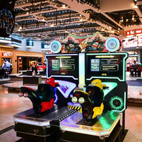 Nouvelle machine de jeu d'arcade de course de moto pour deux joueurs, simulateur d'intérieur à monnayeur
