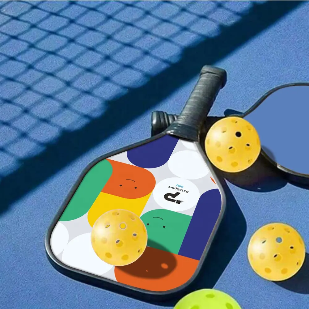 Fabrika OEM Edgeless 15.3 inç Pickleballs kürek seti turşu raket T700 karbon Fiber Pickleball kürek