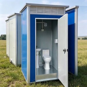 Toilettes portables, salle <span class=keywords><strong>de</strong></span> bain mobile, <span class=keywords><strong>WC</strong></span> préfabriqué, <span class=keywords><strong>cabine</strong></span> <span class=keywords><strong>de</strong></span> toilettes extérieure pour le camping, les chantiers <span class=keywords><strong>de</strong></span> construction, les parcs et les événements - Product Image 2