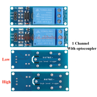 Module de relais à 1, 2, 4, 6 ou 8 canaux DC 5V 12V 24V avec déclenchement par niveau haut et bas pour Arduino Raspberry
