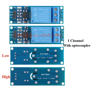 Módulo de Relé de 1, 2, <span class=keywords><strong>4</strong></span>, 6 y 8 Canales, DC 5V 12V 24V, con Activación por Nivel Alto y Bajo, para Arduino y <span class=keywords><strong>Raspberry</strong></span> - Product Image 3
