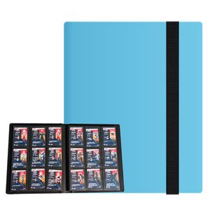 Reliure pour cartes PP à 9 pochettes en gros, 360 cartes à collectionner, chargement latéral avec bande élastique, album photo, reliure pour cartes à collectionner Yugioh - Product Image 1