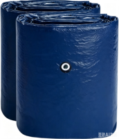 Bâche en polyéthylène PE imperméable et résistante aux intempéries pour chantier de construction et couverture de marchandises - Prix de gros