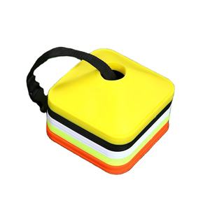 Dischi segnalatori per campi da calcio in PVC personalizzati 50 pezzi dischi quadrati per allenamento a ostacoli da calcio attrezzature sportive per l'allenamento di agilità - Product Image 2