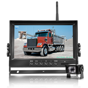 กล้องมองหลังไร้สาย 1080P IP67 จอภาพ 9 นิ้ว พร้อมเส้นกะระยะจอดรถ บันทึกภาพลงการ์ด สำหรับรถบรรทุกพ่วงกึ่งพ่วง Wireless-9-x38 Wirele - Product Image 6