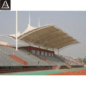中国为体育馆看台、足球场看台、观众看台定制拉伸结构屋顶帐篷