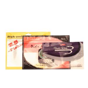 Sac de leurre de poisson à fermeture éclair étanche à l'humidité imprimé personnalisé pochette d'hameçon de leurre de pêche impression gravure de gomme à mâcher d'aliments en conserve - Product Image 1