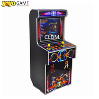 Console de jeu d'arcade en bois économique, machine vidéo à monnayeur, console de jeu de combat rétro classique Moonlight Box, vente en gros