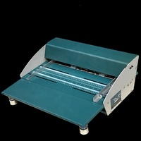 Machine à plier le papier automatique en métal robuste de 480 mm avec fonctions de perforation et de rainurage pour le pliage de cartes/livres