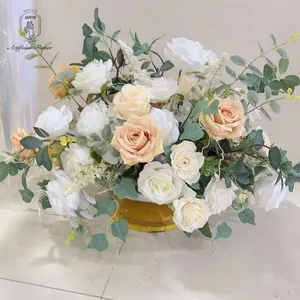 DKB different color wedding flower ball center piece with flowers for weddings