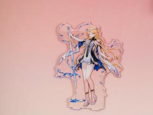 OEM Odm อนิเมะ Wuthering Waves Cartethyia อะคริลิคสแตนดี้ ของตกแต่งโต๊ะทำงาน - Product Image 5
