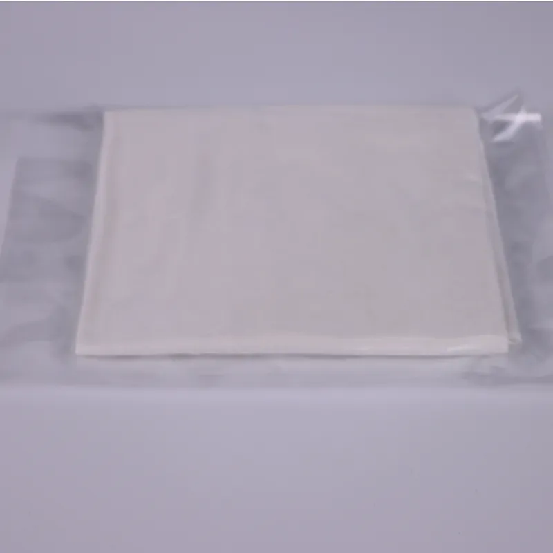 Bebas debu putih kering 100% katun kain pembersih mobil kain lap lap untuk penggunaan industri