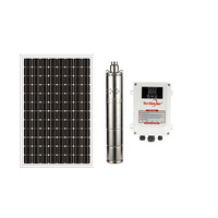 Pompe solaire submersible sans balais DC de 3 pouces 24/48V à haute pression en acier inoxydable pour l'irrigation agricole et l'utilisation domestique