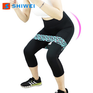 Bande de résistance Shiwei Yoga, imprimé léopard, résistance moyenne, pour fitness et mise en forme. - Product Image 1