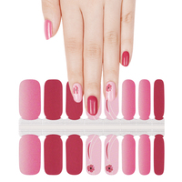 Autocollants 2D brillants et imperméables pour ongles, pour des ongles digne d'un salon en quelques minutes avec application DIY