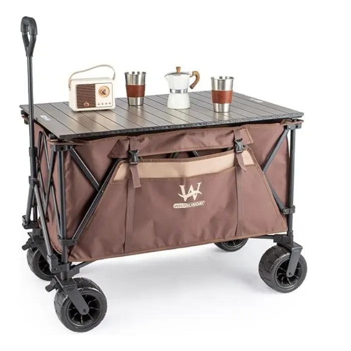 Camping Wandeluitrusting Outdoor Producten Kamperen Outdoor Opslag Camping Kit Vouwbare Reiskar Outdoor Trolley