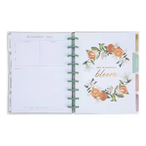 Agenda Espiral <span class=keywords><strong>2023</strong></span> con Diseño Fresco y Acabado en Barniz, Planificador Diario, Impresión Personalizada, Regalo, A4, Black Friday - Product Image 5
