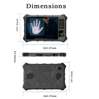 Tableta Biométrica Tendcent con Reconocimiento de Venas de la Palma de la Mano, Lector de Huellas Dactilares, Resistente al Agua, Reiniciable, Personalizable, Compatible con OEM/ODM, Batería, WiFi, 4G