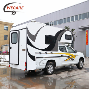 WECARE - Autocaravana 6x6, Caravana Deslizante <span class=keywords><strong>para</strong></span> Camioneta, Carcasa de Aluminio <span class=keywords><strong>para</strong></span> Camioneta, Cocina de Camping, Camioneta con Cama - Product Image 1
