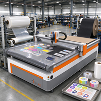 Mesin Pemotong Stiker Digital CNC Otomatis DAKE 30pcs/Menit 11KW untuk Label Cetak Stiker Bentuk Kustom