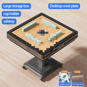 <span class=keywords><strong>Table</strong></span> de Mahjong Automatique Pliante de Luxe Moderne, 4 Joueurs, Électrique Silencieuse, pour Usage Domestique et Salle à Manger, AC 220-240V, Assemblage Casino - Vente Chaude - Product Image 1