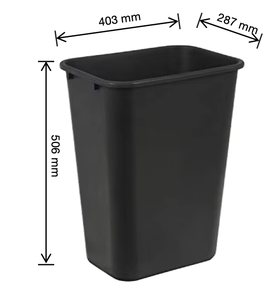 Màu Xanh HDPE nhựa hình chữ nhật 40L Thùng rác có thể chất thải thùng sản phẩm - Product Image 5