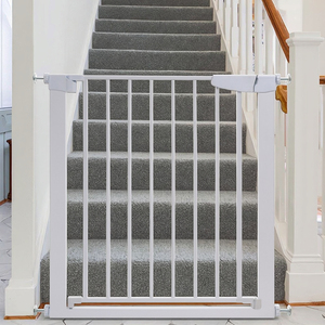 Barrière de sécurité extra large pour bébé, fermeture automatique, double verrouillage, barrière anti-enfants, clôture en métal durable pour porte, cuisine, escalier - Product Image 2